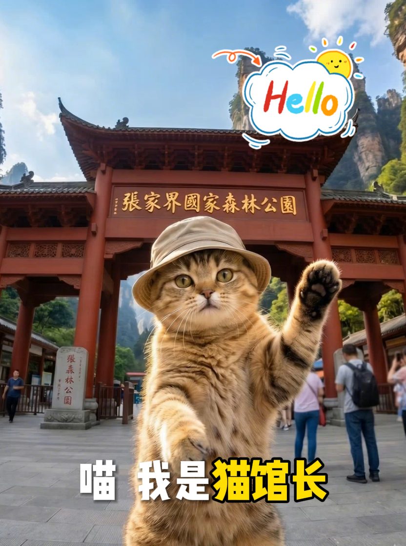 猫咪旅行 Vlog——张家界